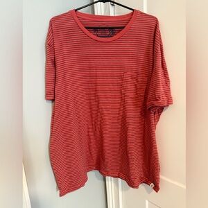 Gregory Red and Black Striped Shirt